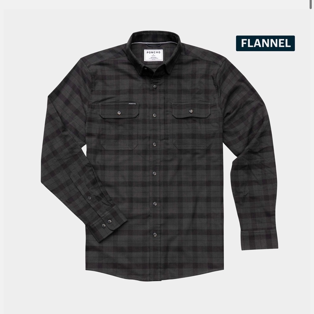 Pendleton Black Plaid Flannel Shirt